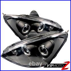 Ford Focus 2000-2004 New Dual Halo Projector Headlight Left+Right Pair Assembly