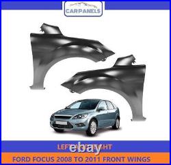 Ford Focus 2008 2011 Front Wings Pair Left And Right Both Side Primed Oe Spec