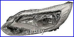 Ford Focus 2011 2014 Headlight Head Lamp Left Passenger Side Chrome 1713248