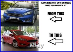 Ford Focus 2015-18 Zetec S / St Line Full Conversion Front + Rear + Side Skirts