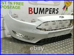 Ford Focus 2015 2018 Genuine Front Bumper With Lower Grill P/n F1eb 17757 A