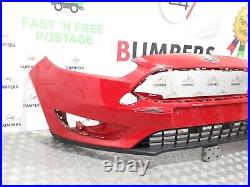 Ford Focus 2015 2018 Genuine Front Bumper With Lower Grill P/n F1eb 17757 A