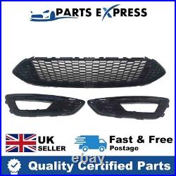 Ford Focus 2015 2018 New Oe St Line Front Bumper Grill Trim Set