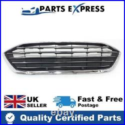 Ford Focus 2018 2021 Front Grill Black + Chrome Trims New High Quality