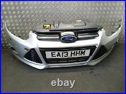 Ford Focus Bumper Front Moondust Silver Titanium Jet Pdc Mk3 2011-2014