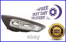 Ford Focus Estate 2014-2018 Black Headlamp Headlight Not Led Right Side Driver