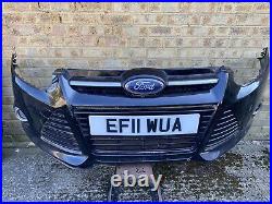 Ford Focus Front Bumper Black Mk3 2011-2014 Ford Focus Front Bumper Black Mk3 2011-2014