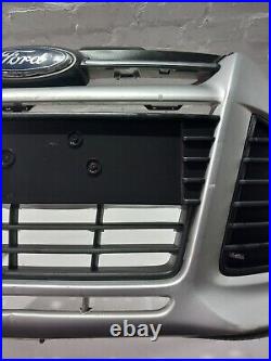 Ford Focus Front Bumper Moondust Silver 5 Door Estate Zetec Mk3 2011 To 2014