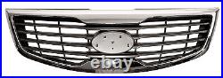 Ford Focus Front Grille Silver/grey With Chrome Moulding 1999-2007