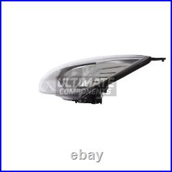 Ford Focus Headlight Mk3 Edge Hatchback 2011-2015 Chrome Headlamp Passenger Side