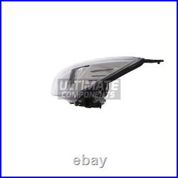 Ford Focus Headlight Mk3 Edge Hatchback 2011-2015 Chrome Headlamp Passenger Side