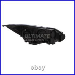 Ford Focus Headlight Mk3 Edge Hatchback 2011-2015 Chrome Headlamp Passenger Side