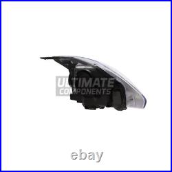 Ford Focus Headlight Mk3 Edge Hatchback 2011-2015 Chrome Headlamp Passenger Side