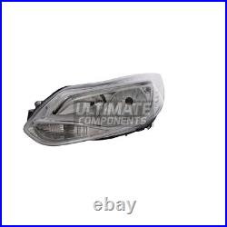 Ford Focus Headlight Mk3 Edge Hatchback 2011-2015 Chrome Headlamp Passenger Side