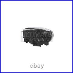Ford Focus Headlight Mk3 Hatchback 2011-2015 Black Headlamp Drivers Side Right