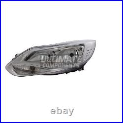 Ford Focus Headlight Mk3 Studio Hatchback 2011-2015 Chrome Inner Passenger Side