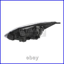 Ford Focus Headlight Mk3 Zetec Hatchback 2011-2015 Black Headlamp Drivers Side