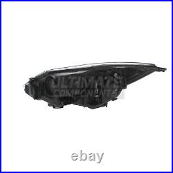 Ford Focus Headlight Mk3 Zetec Hatchback 2011-2015 Black Headlamp Drivers Side