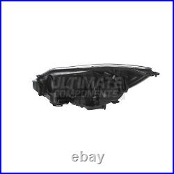 Ford Focus Headlight Mk3 Zetec Hatchback 2011-2015 Black Headlamp Drivers Side