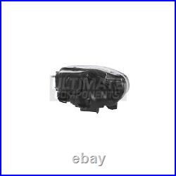 Ford Focus Headlight Mk3 Zetec Hatchback 2011-2015 Black Headlamp Drivers Side