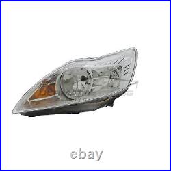 Ford Focus Headlights Hatchback 2008-2011 Chrome Headlamps Drivers & Passenger