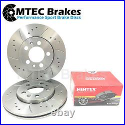 Ford Focus MK3 ST250 12-18 Drilled & Grooved Front Brake Discs & Pads