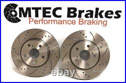 Ford Focus MK3 ST250 2.0 Drilled Grooved Brake Discs MTEC Pads Front Rear