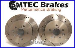 Ford Focus MK3 ST250 2.0 Drilled Grooved Brake Discs MTEC Pads Front Rear