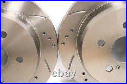 Ford Focus MK3 ST250 2.0 Drilled Grooved Brake Discs MTEC Pads Front Rear