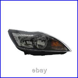 Ford Focus Mk2 2008-2011 Headlight Headlamp Black Drivers Side Right Hand Ford Focus Mk2 2008-2011 Headlight Headlamp Black Drivers Side Right Hand
