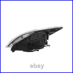 Ford Focus Mk2 2008-2011 Headlights Headlamps Black 1 Pair Drivers & Passenger