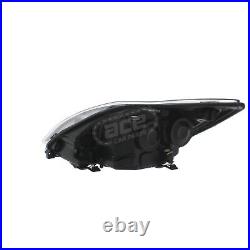 Ford Focus Mk2 2008-2011 Headlights Headlamps Black 1 Pair Drivers & Passenger