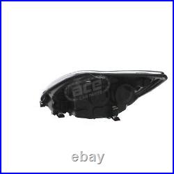 Ford Focus Mk2 2008-2011 Headlights Headlamps Black 1 Pair Drivers & Passenger