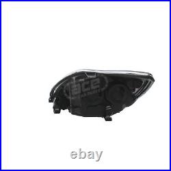 Ford Focus Mk2 2008-2011 Headlights Headlamps Black 1 Pair Drivers & Passenger