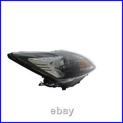 Ford Focus Mk2 2008-2011 Headlights Headlamps Black 1 Pair Drivers & Passenger