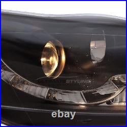 Ford Focus Mk2 Headlights Facelift 2008-2011 LED DRL Black Projector ST Zetec S