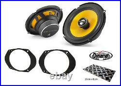 Ford Focus Mk2 ST225 6.5 Front door speaker upgrade kit from JL Audio Dynamat