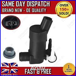 Ford Focus Mk2 Windscreen Washer Pump Front & Rear Dual Twin Outlet 2004-2012