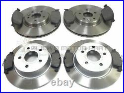 Ford Focus Mk3 2.0 St-2 St-3 2013-2017 Front And Rear Brake Discs And Pads Set