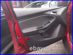 Ford Focus Mk3 Fl 5doors Titanium 2015 Front Door N/s Passenger Side In Red Uf