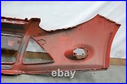 Ford Focus Mk3 Front Bumper In Red 1044111 No Cracks, Easy Fix