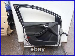 Ford Focus Mk3 Left Front Complete Door Moondust Silver 2011 12 13 14