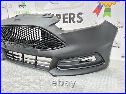Ford Focus Mk3 St 2015-2018 Front Bumper Complete Oe + Grills New F1eb-17757-b