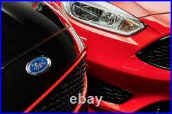 Ford Focus Mk3 St-line Black & Red Front Bumper Grilles Fog Light Surrounds Trim