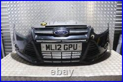 Ford Focus Mk3 Titanium Front Bumper Panther Black (see Photos) 2011-2015 Ml12