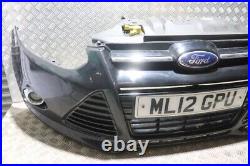 Ford Focus Mk3 Titanium Front Bumper Panther Black (see Photos) 2011-2015 Ml12