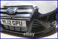 Ford Focus Mk3 Titanium Front Bumper Panther Black (see Photos) 2011-2015 Ml12