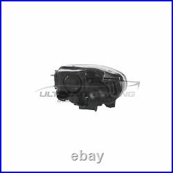Ford Focus Mk3 Zetec/Titanium 2011-2015 Black Headlight O/S Drivers Right