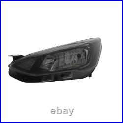 Ford Focus Mk4 2018-2022 Headlight Headlamp LED DRL Black Passenger Side Left Ford Focus Mk4 2018-2022 Headlight Headlamp LED DRL Black Passenger Side Left
