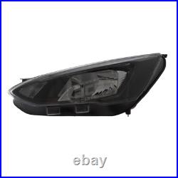 Ford Focus Mk4 2018-2022 Headlight Headlamp LED DRL Black Passenger Side Left Ford Focus Mk4 2018-2022 Headlight Headlamp LED DRL Black Passenger Side Left